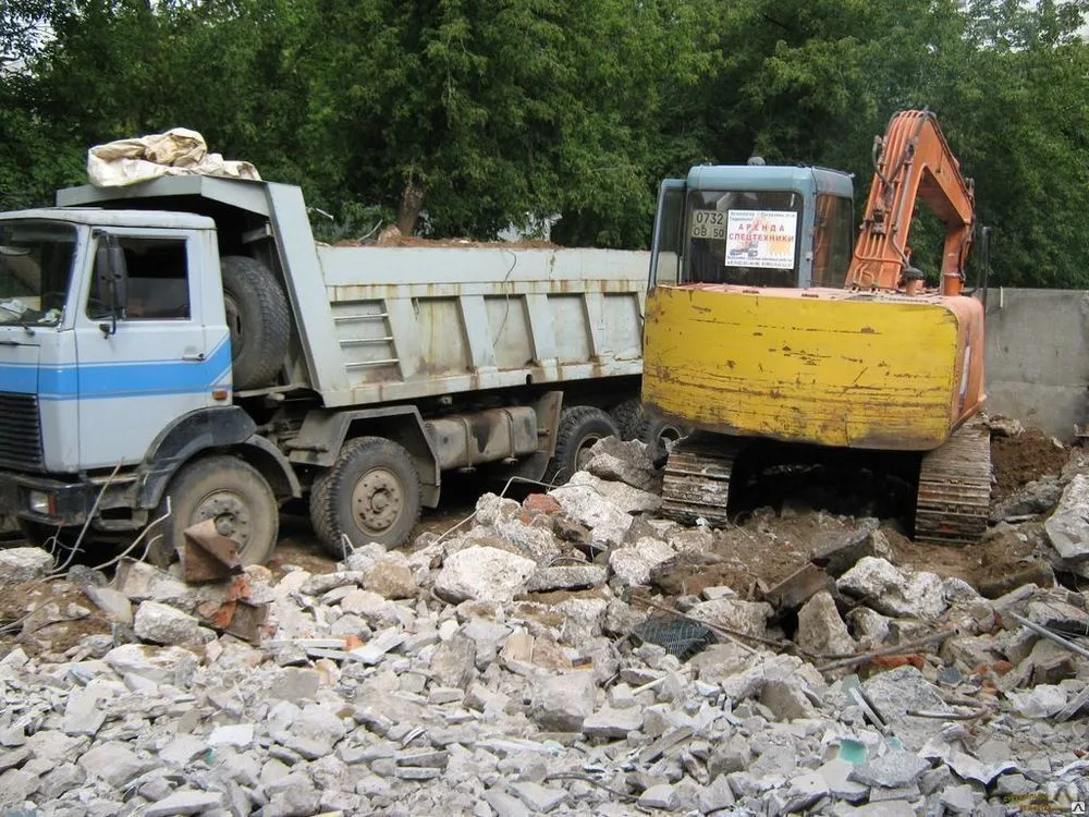 Вывоз бетонного боя и утилизация в Гусе-Хрустальном в октябре